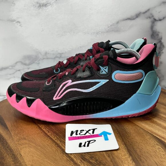 Mens Size 9-Li-Ning Jimmy Butler 1 Sneakers Multi BOOM Insole VICE CITY Miami - Picture 1 of 11